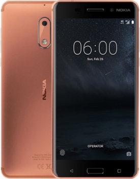 Nokia 6 Dual Sim 64Gb Copper Nokia 6 Dual Sim 64Gb Copper